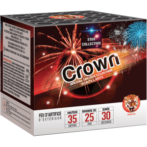 P151518 - Compact CROWN – 25 Coups Couronnes Scintillantes et Colorées