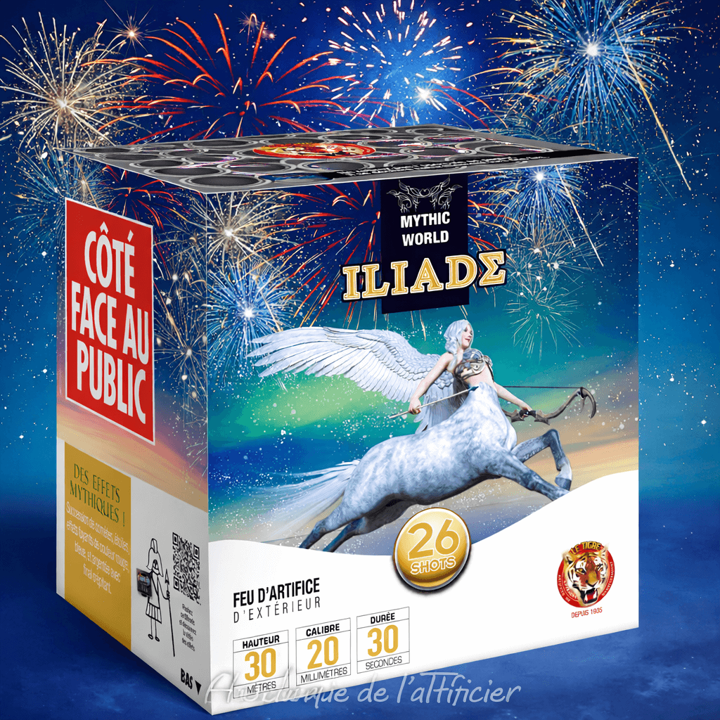 Compact ILIADE – 26 Coups Bombettes et Comètes Multicolores