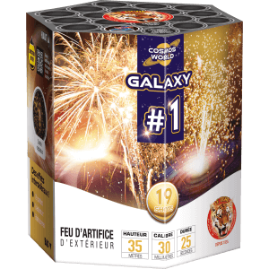 P152506 - Compact GALAXY 1 – 19 Coups Comètes Sifflantes et Crépitantes Or