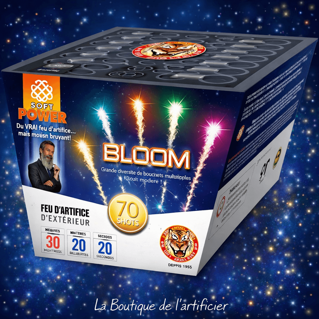 Compact SOFT BLOOM – 70 Coups Bombettes Acidulées et Effets Scintillants