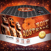 P152408 - Compact NUIT AUSTRALE – 91 Coups Multicolores avec Comètes Traçantes et Sifflets
