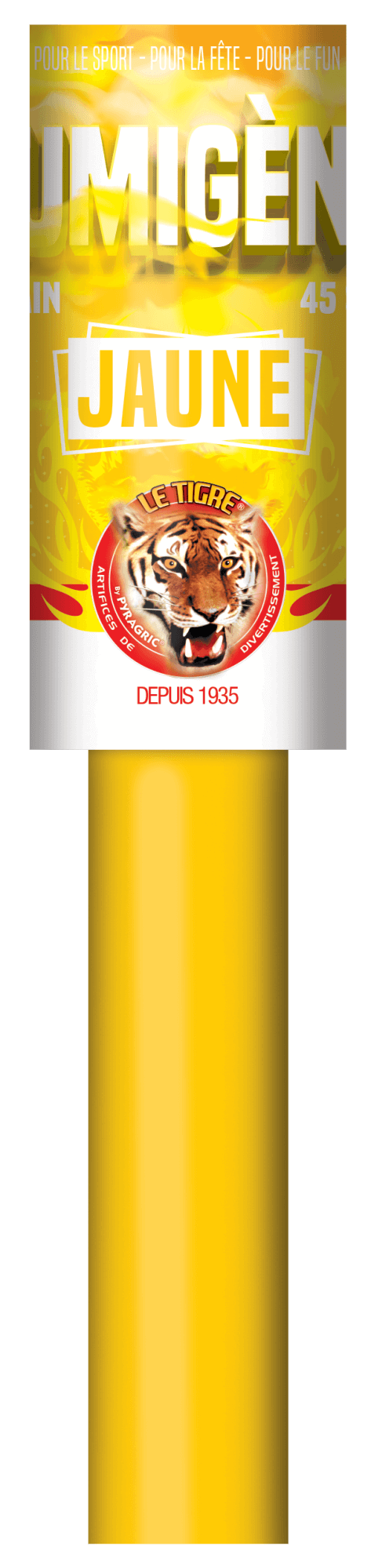 Fumigène à Main Jaune – Fumée Intense et Lumineuse