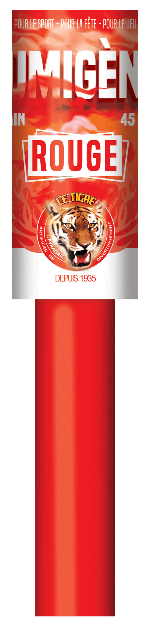 Fumigène à Main Rouge – Fumée Rouge Intense