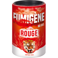 P166022 - Fumigène Rouge en Pot 60 Secondes – Fumée Rouge Intense au Sol