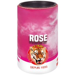 P169038 - Fumigène Rose en Pot 60 Secondes – Fumée Rose Intense au Sol