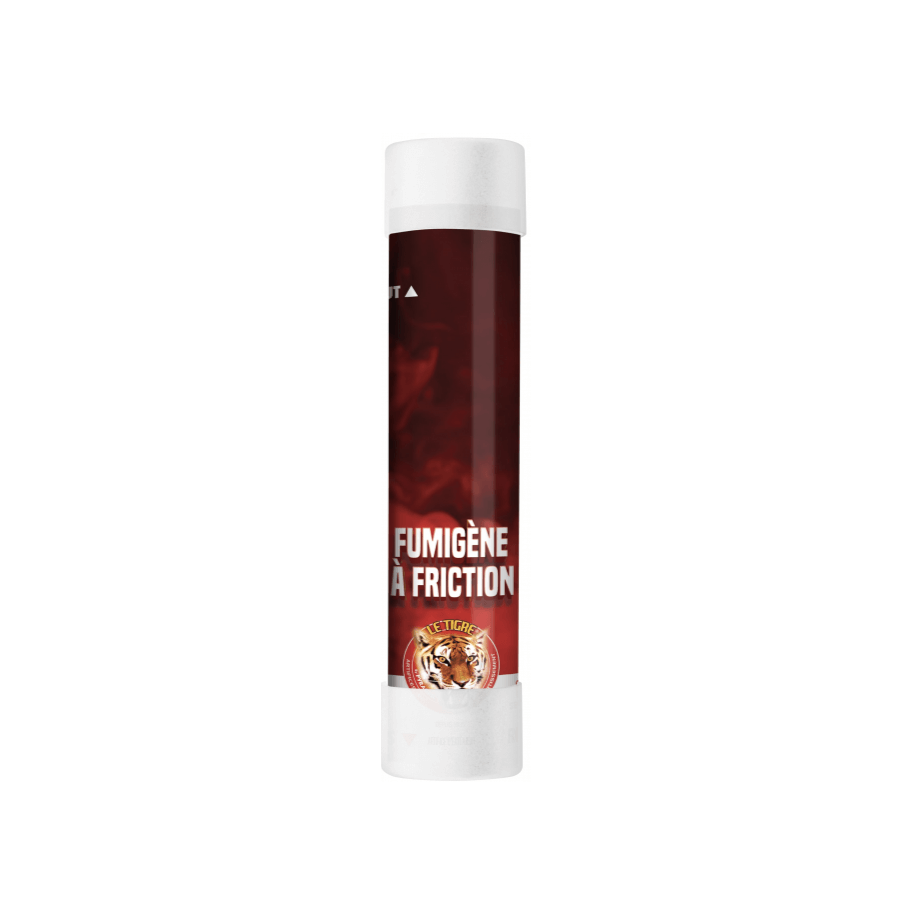 P169021 - Fumigène Rouge à Friction 60 Secondes – Fumée Rouge Puissante Sans Flamme