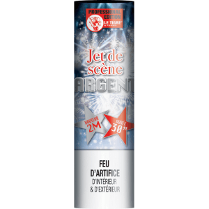 P166130 - Jet de Scène Argent 2 Mètres 30 Secondes – Fontaine Scénique Effet Argenté