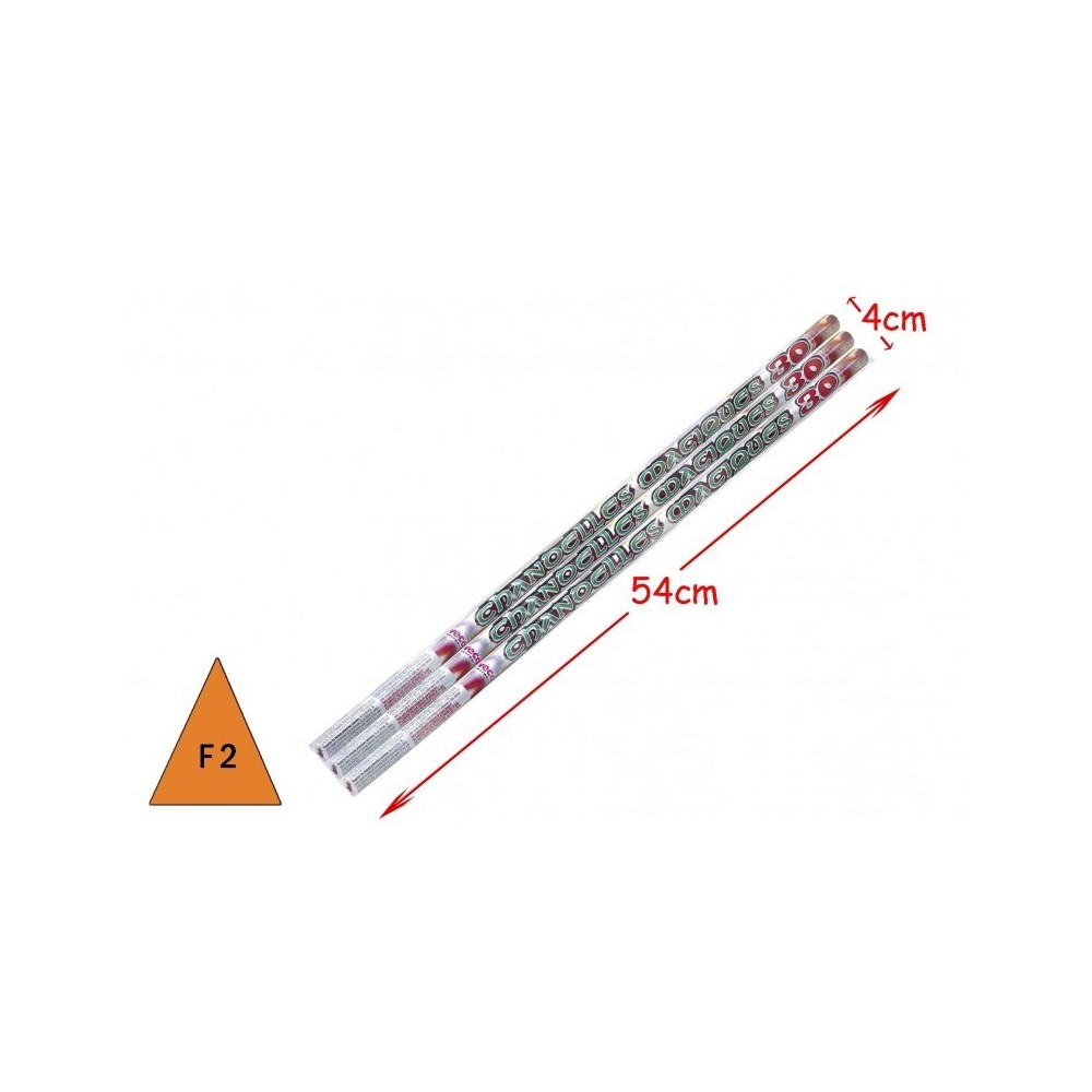 Lot 3 chandelles 30 boules pas cher | La Boutique de l’Artificier