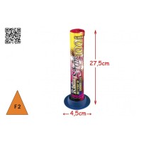 Batterie chandelles 100 coups 20m rapide pas cher | Fiesta Factory