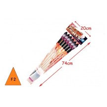 Sachet 6 fusées Red Lights pas cher | La Boutique de l’Artificier