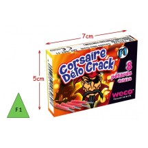 Pétards Corsaire Déto Crack x8 Pas Cher | La Boutique de l’Artificier