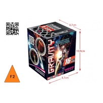 Batterie Gravity 16 tirs 35m pas cher | Feu d’artifice compact | La Boutique de l’Artificier