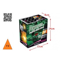 Batterie Alligator 15 tirs 45m pas cher | Feu d’artifice puissant | La Boutique de l’Artificier
