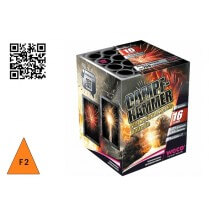 Batterie Dampfhammer 16 tirs 19mm pas cher | Feu d’artifice puissant | La Boutique de l’Artificier