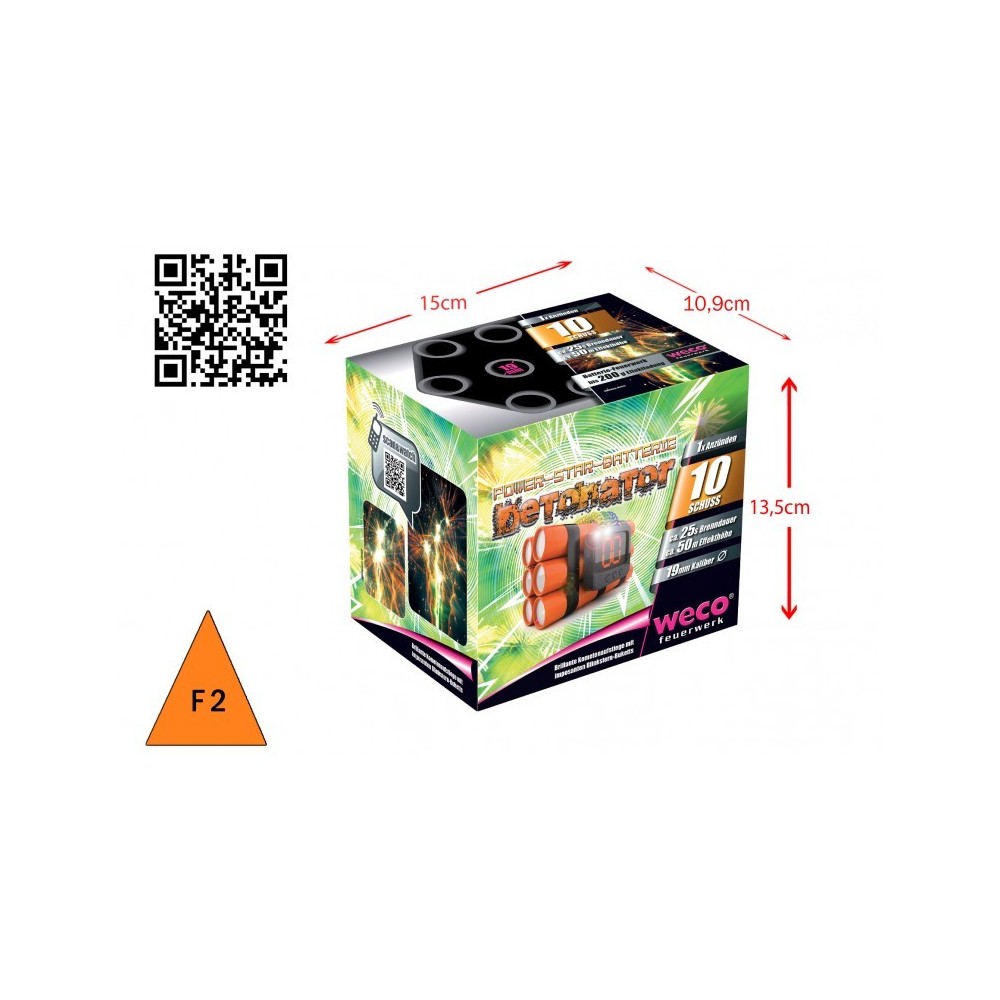 Batterie Detonator pas cher | Feu d’artifice puissant | La Boutique de l’Artificier