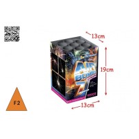 Air Bombs 7 coups prélogés 29mm 50m pas cher | Effet pro | La Boutique de l’Artificier