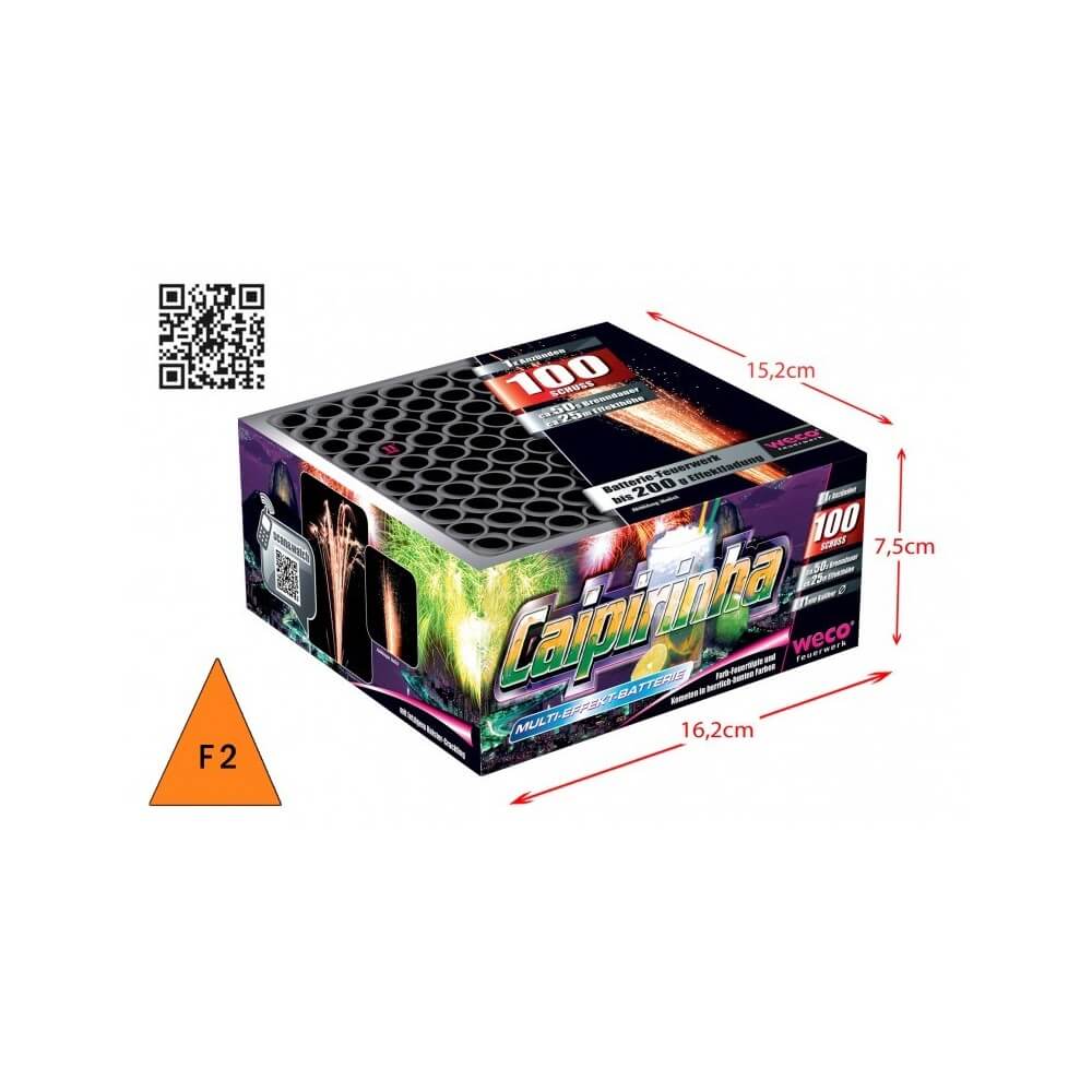 Batterie Titania 30 tirs 20mm 40m pas cher | Feu d’artifice puissant | La Boutique de l’Artificier