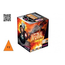 Batterie Infernal 10 départs 30 mm pas cher - La Boutique de l’Artificier