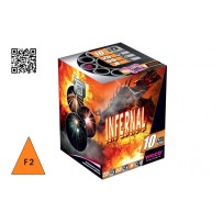 Batterie Infernal 10 départs 30 mm pas cher - La Boutique de l’Artificier