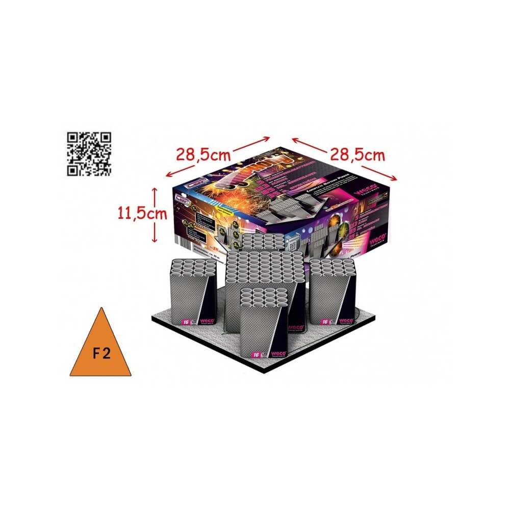 Batterie Symphony 113 tirs 14 mm pas cher | La Boutique de l’Artificier