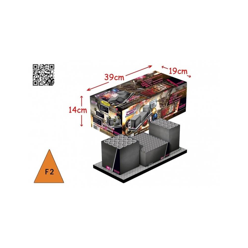 Batterie Imperial 131 tirs 19 mm pas cher | La Boutique de l’Artificier