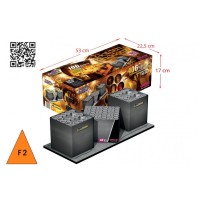 Batterie Golden Kingdom 106 tirs 20 mm pas cher | La Boutique de l’Artificier