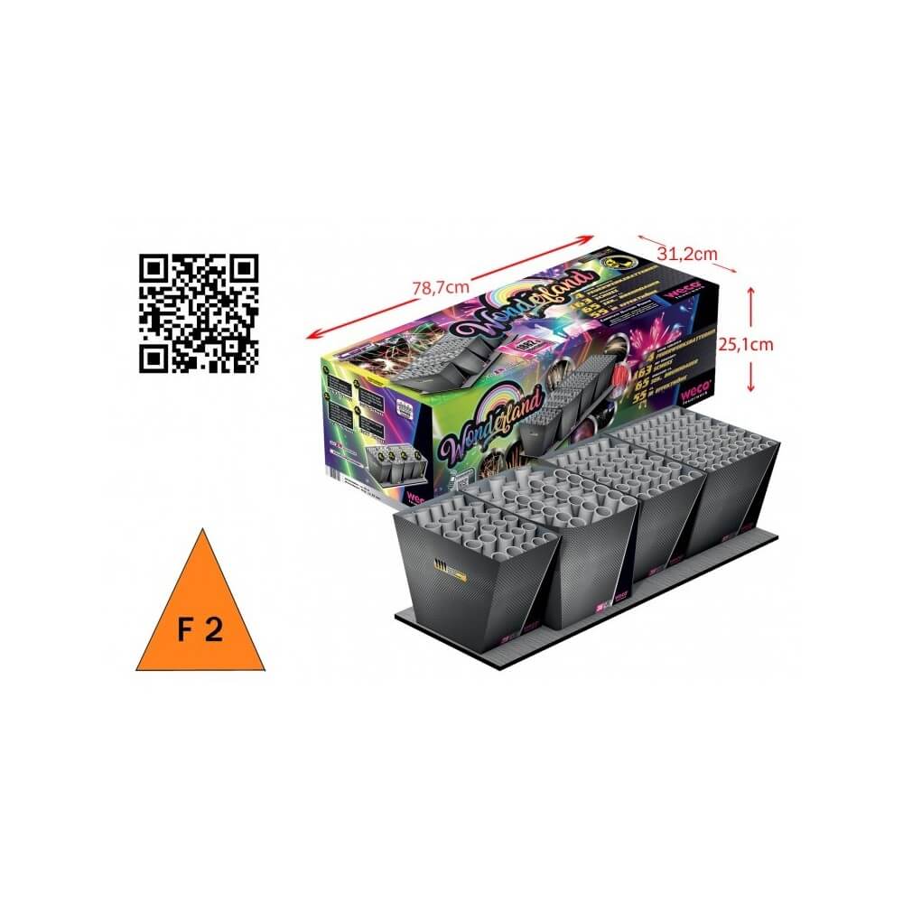 Batterie Wonderland 163 tirs 30 mm – 55 mètres - La Boutique De L'artificier