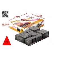 Batterie Feu Événementiel 506 tirs 25 mm pas cher | La Boutique de l’Artificier