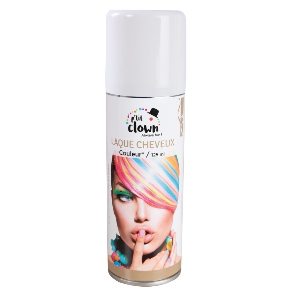Spray laque cheveux blanc pas cher 125 ml – Coloration temporaire