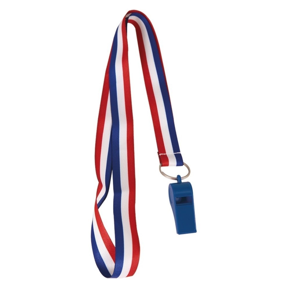 Sifflet France ruban bleu blanc rouge pas cher – accessoire supporter