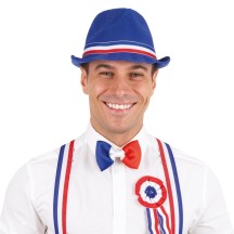 Borsalino Ruban Bleu Blanc Rouge – Couleur Aléatoire Adulte - La Boutique De L'artificier
