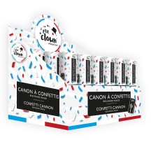 Canon à Confettis Papier 20 cm Bleu Blanc Rouge - La Boutique De L'artificier