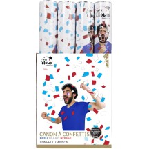 Canon à Confettis Papier 40 cm Bleu Blanc Rouge - La Boutique De L'artificier