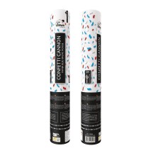 Canon à Confettis Papier 40 cm Bleu Blanc Rouge - La Boutique De L'artificier