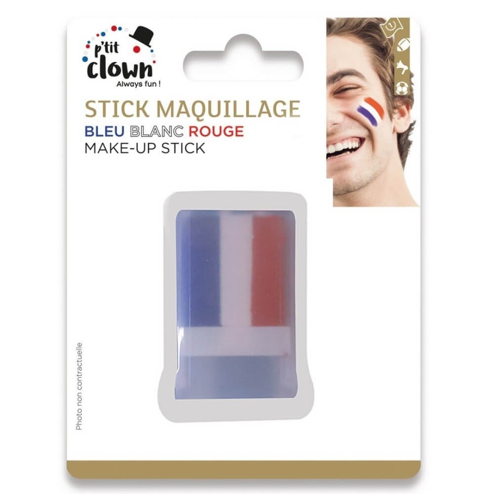 Stick Maquillage Bleu Blanc Rouge - La Boutique De L'artificier