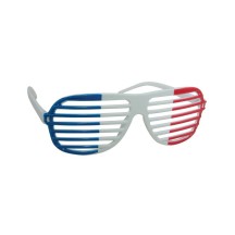Lunettes à Barreaux Bleu Blanc Rouge pas cher | La Boutique de L'artificier