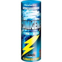 Fumigène électrique bleu 1 minute extérieur | La Boutique de l'Artificier