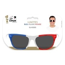 Lunettes Bleu Blanc Rouge Homme pas cher | Fiesta Factory