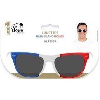 Lunettes Bleu Blanc Rouge Homme pas cher | Fiesta Factory