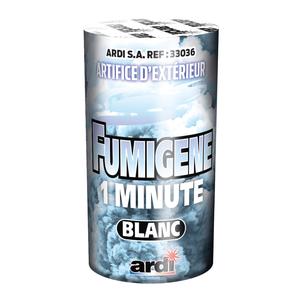 POTS FUMIGÈNE 1MN BLANC