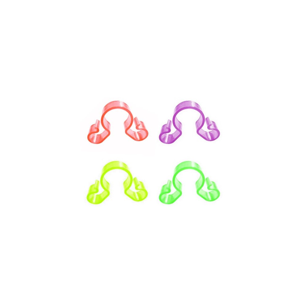 Clips Fontaine Artifice Fluo Double Bouteille Champagne