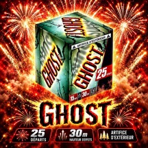 Batterie Ghost 25 Départs 15 sec 30 m | Fiesta Factory