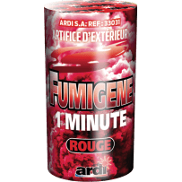 33031 - POTS FUMIGÈNE 1MN ROUGE