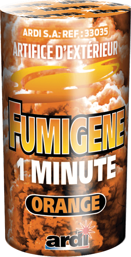POTS FUMIGÈNE 1MN ORANGE