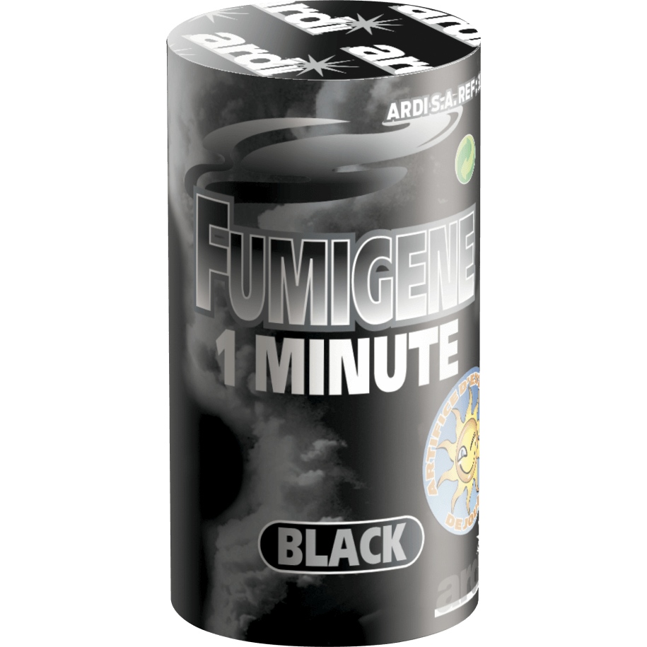 33091 - POTS FUMIGÈNE 1MN NOIR
