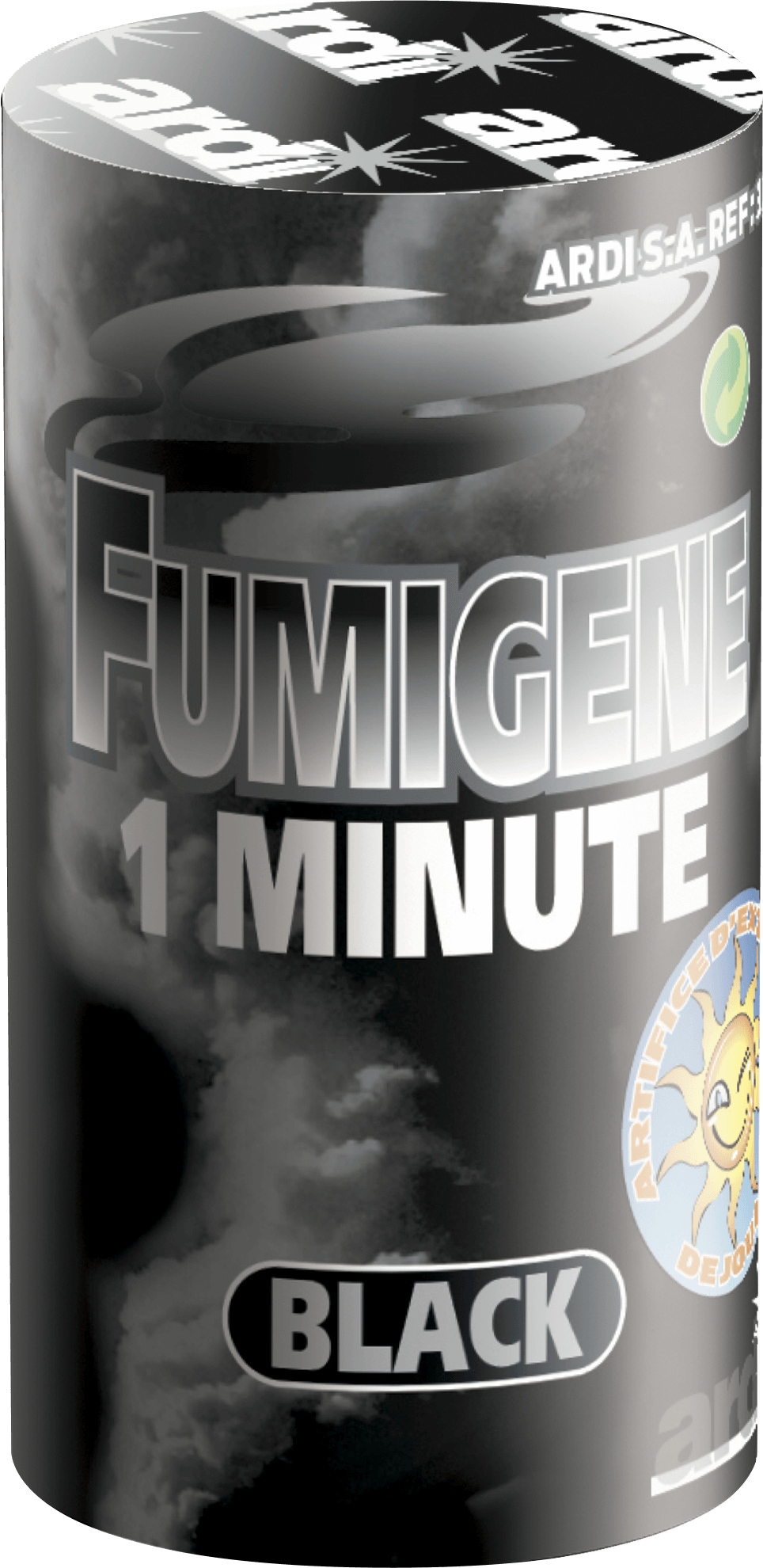 POTS FUMIGÈNE 1MN NOIR