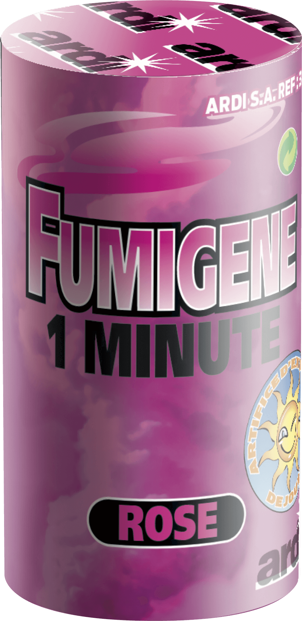 POTS FUMIGÈNE 1MN ROSE