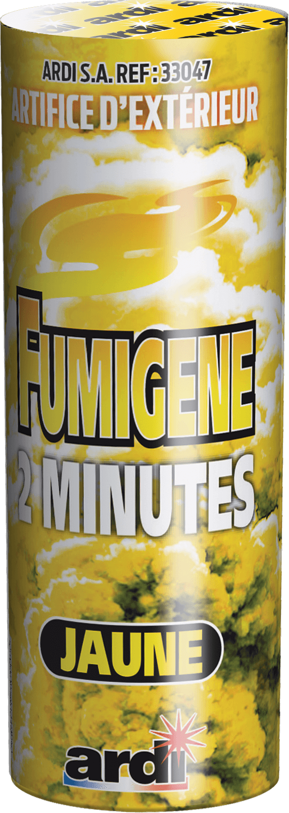 POTS FUMIGÈNE 2MN JAUNE