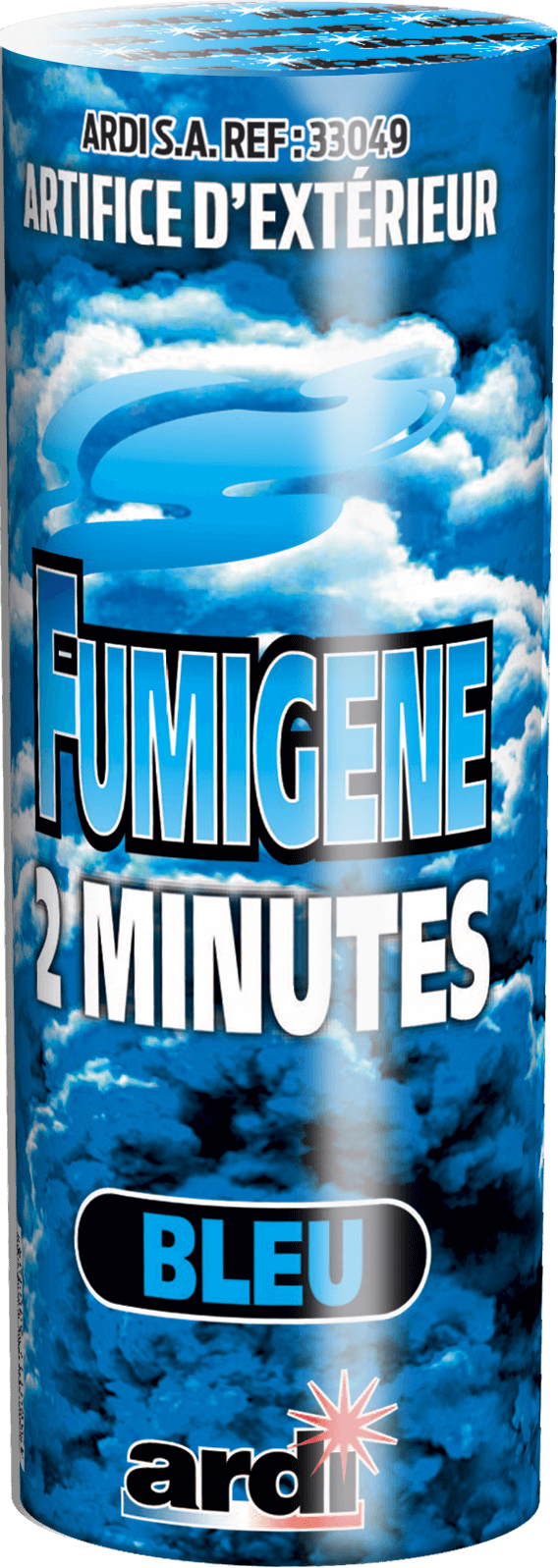 POTS FUMIGÈNE 2MN BLEU