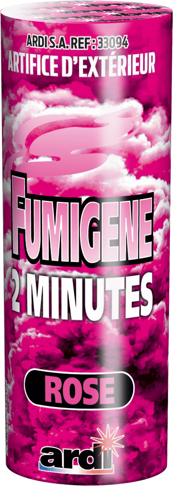 POTS FUMIGÈNE 2MN ROSE